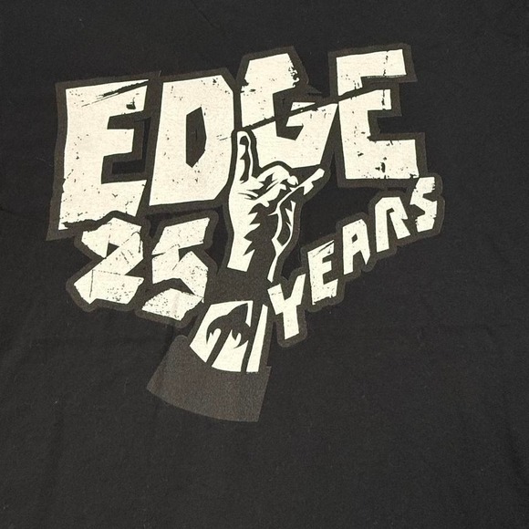 WWE Edge 25 Years T-Shirt - Black Mens XL- Wrestling Legend Rated R Superstar - Picture 2 of 6